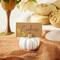 Kate Aspen White Pumpkin Place Card Holder Set, 6ct.